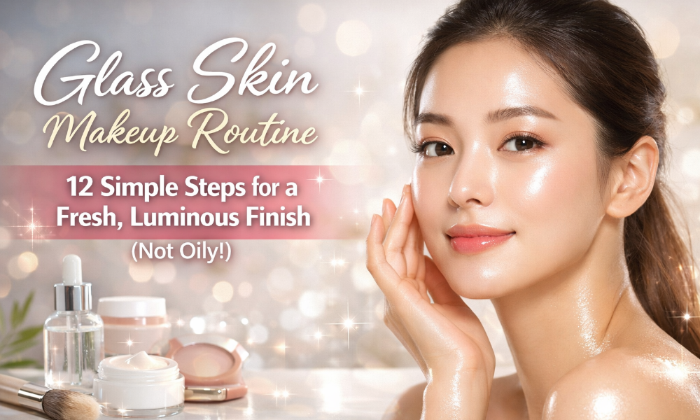 Glass Skin Makeup Routine