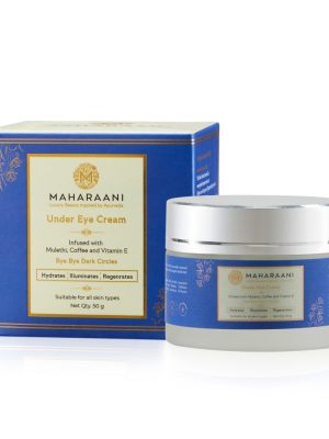 Maharaani Undereye Cream (Bye Bye Dark Circles) Infused With Mulethi, Coffee And Vitamin E (50G)